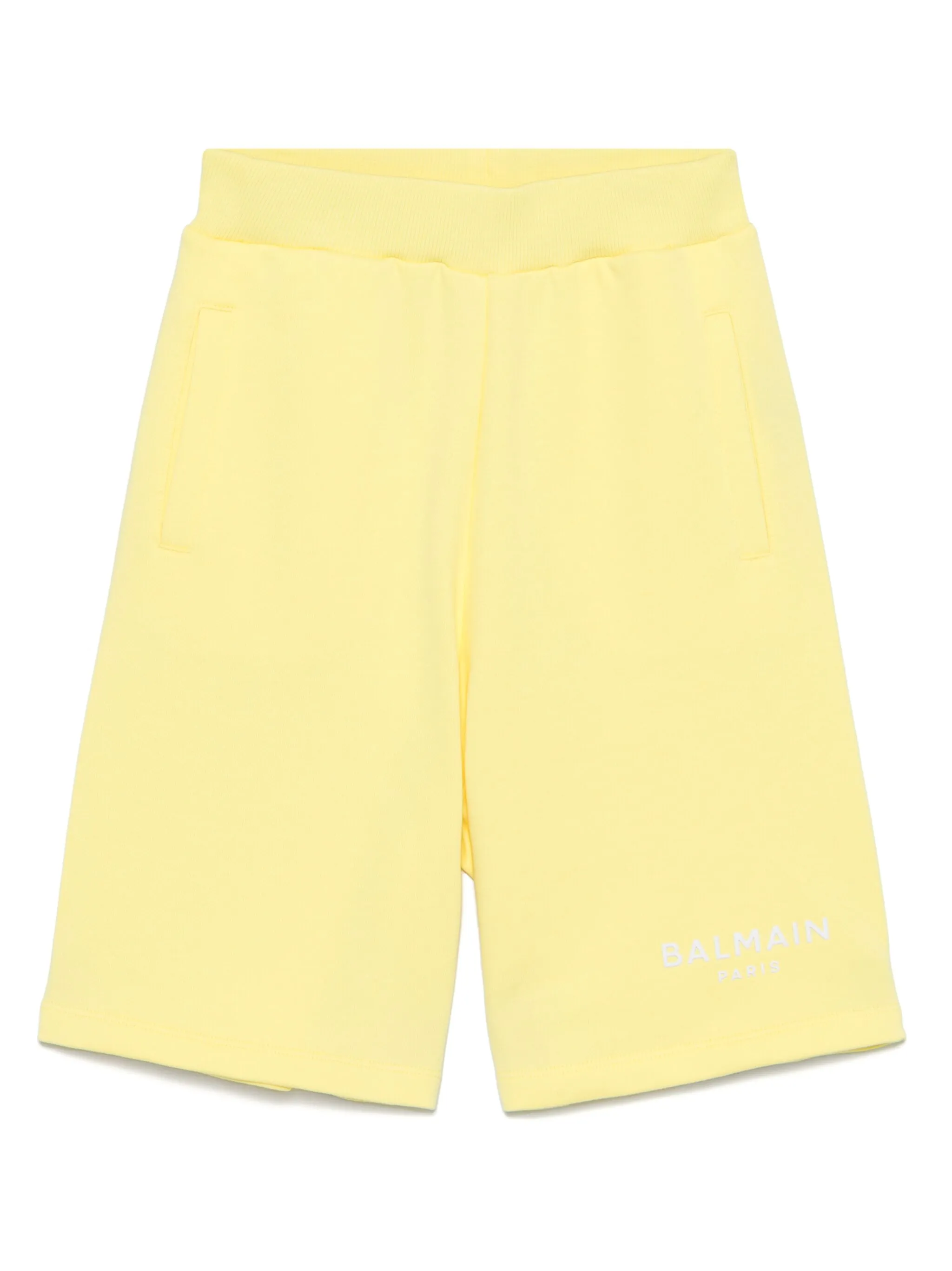 

Шорты с логотипом Balmain Kids, желтый