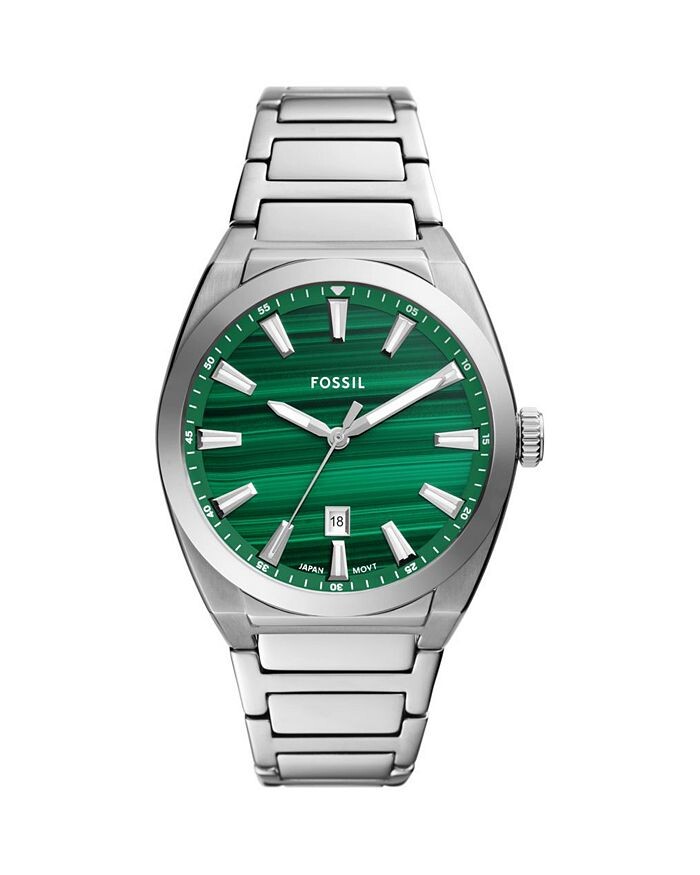 

Часы Fossil Everett, 42 мм, зеленый