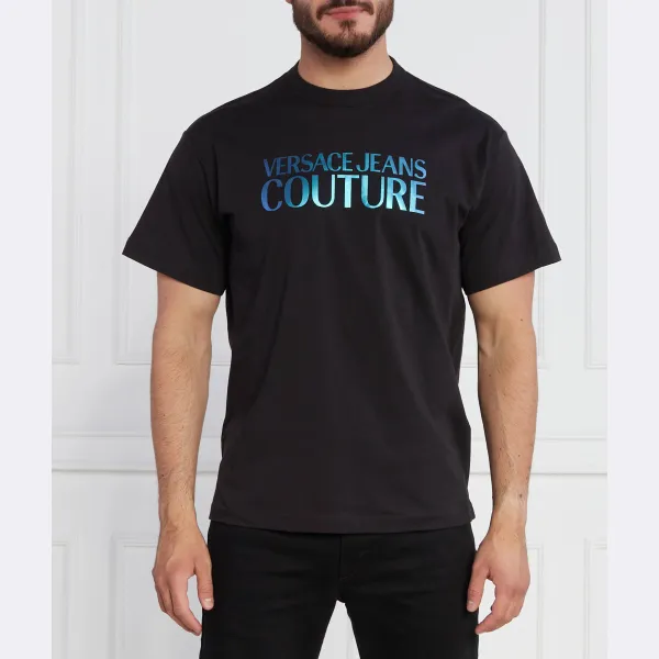 

Футболка стандартного кроя Versace, черный