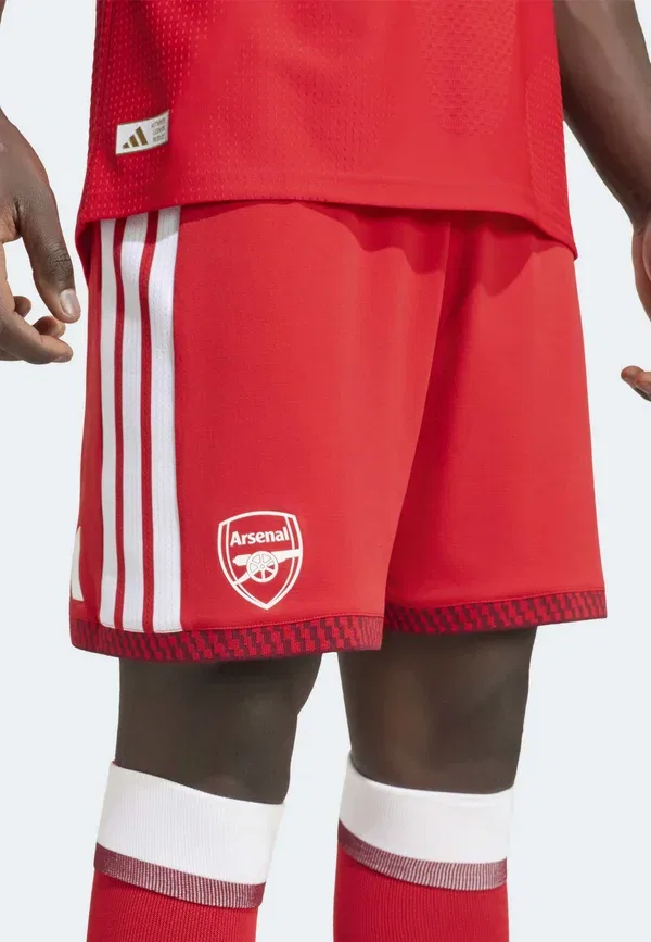 Шорты футбольные Arsenal FC 26/27 Home Authentic Adidas Performance, ярко-алый белый — фото 4