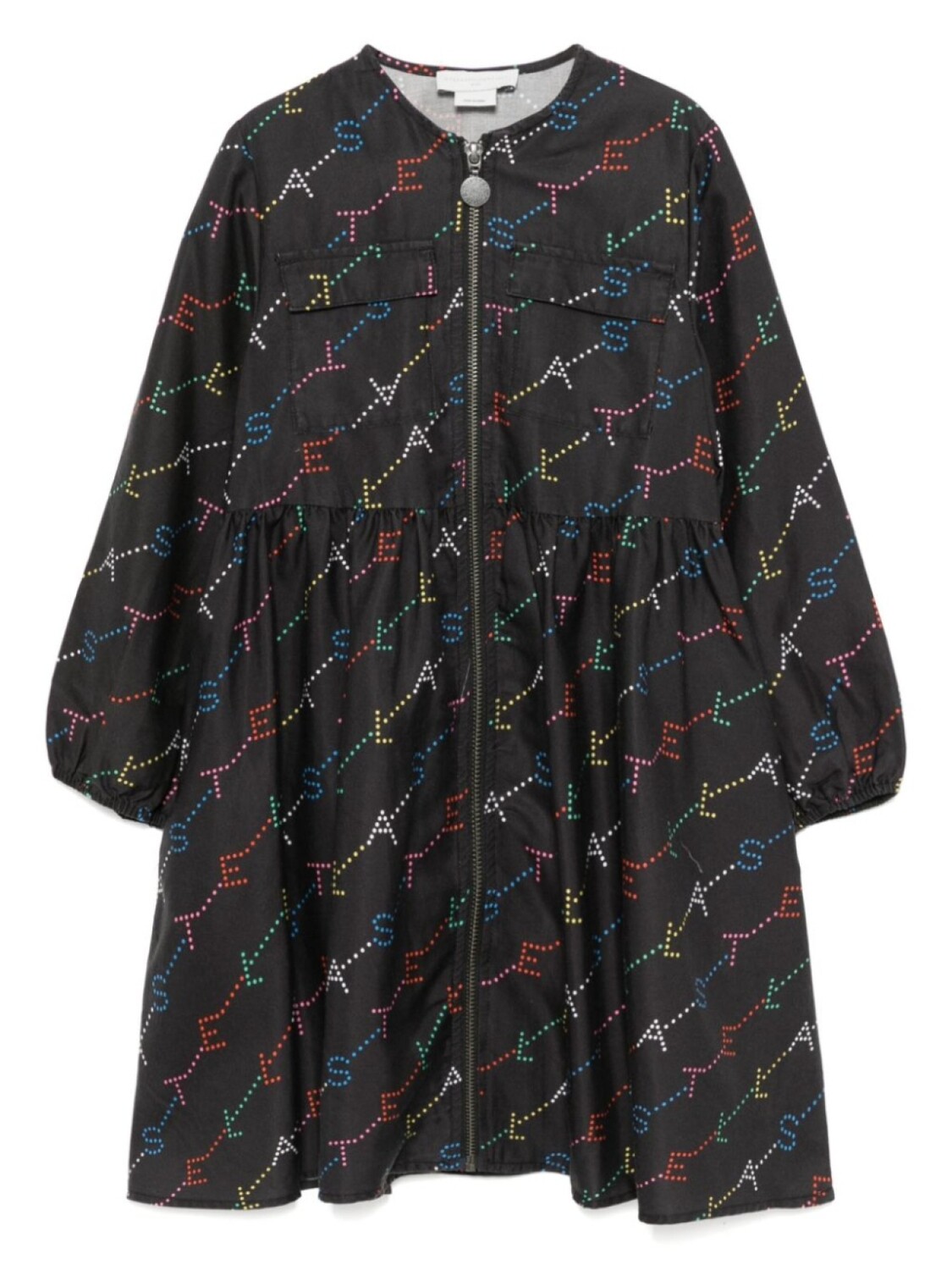 

Платье на молнии с логотипом Stella McCartney Kids, черный