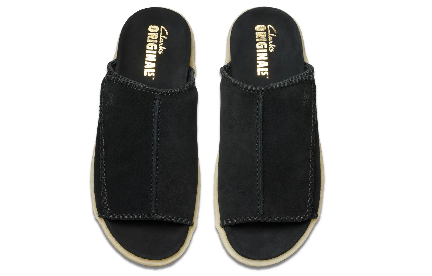 Originals Overleigh Suede Slides Clarks, черный 2 61757797 — фото 4
