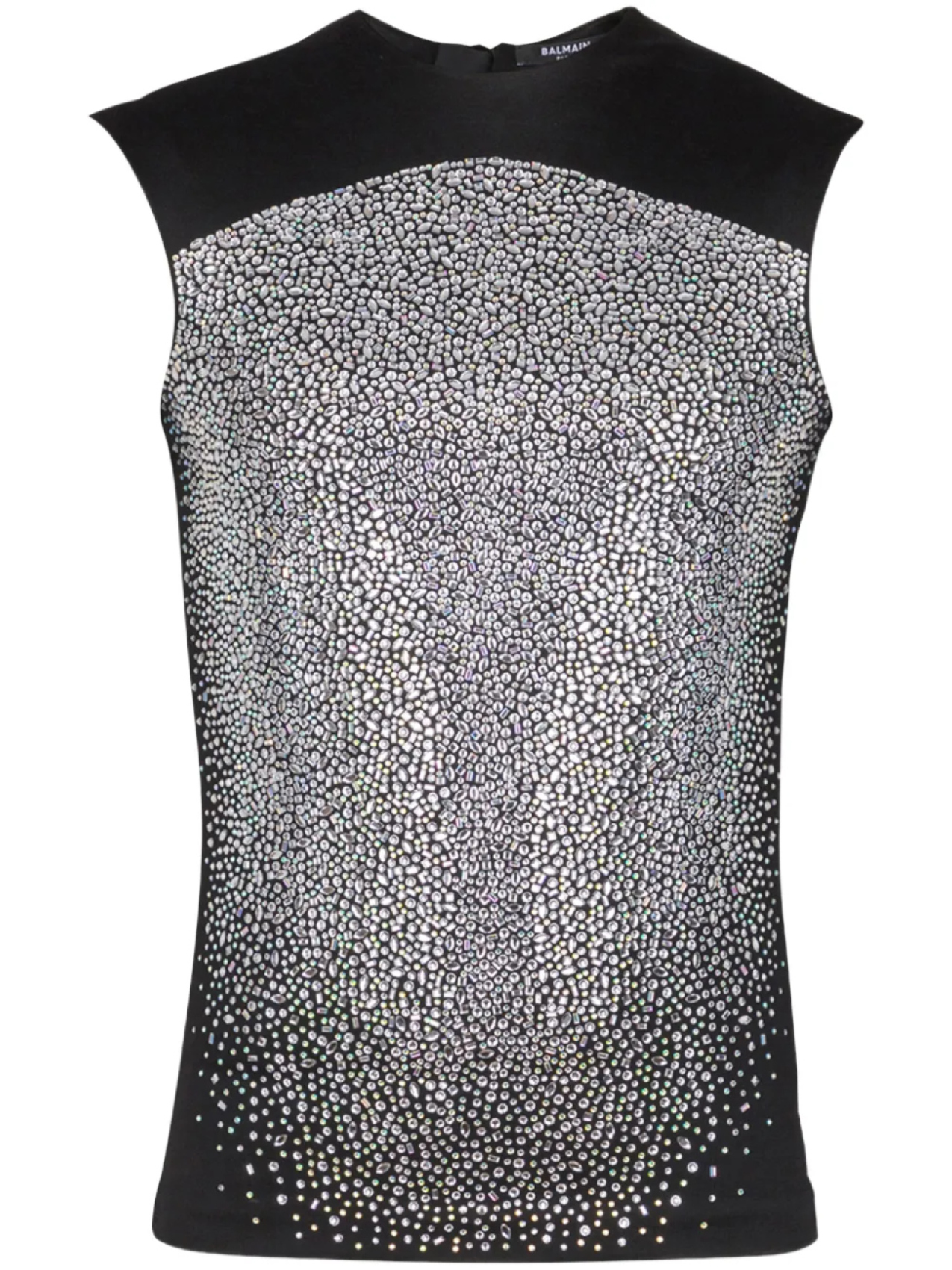 

Топ Galaxy из джерси Balmain, черный