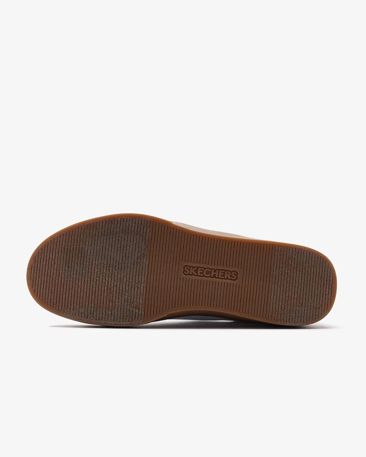 Мужские слипоны Skechers Eden Lx Strando Platform с возможностью снятия сандалий без помощи рук, White Duraleather Natural Trim — фото 4