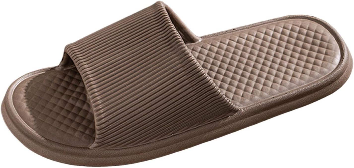 

Душевые шлепанцы для женщин и мужчин, быстро сохнущие, нескользящие, легкие, дышащие тапочки для ванной, бассейна и улицы Generic, Coffee