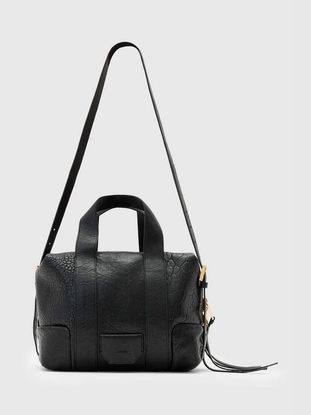 

Компактная кожаная сумка Ares через плечо AllSaints, Black