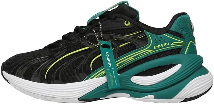 Кроссовки Puma Unisex Adult Amf1 Inverse, Black Green Lux — фото 2