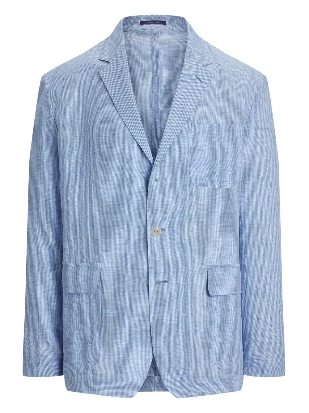 

Однобортный пиджак Ralph Lauren Purple Label, синий