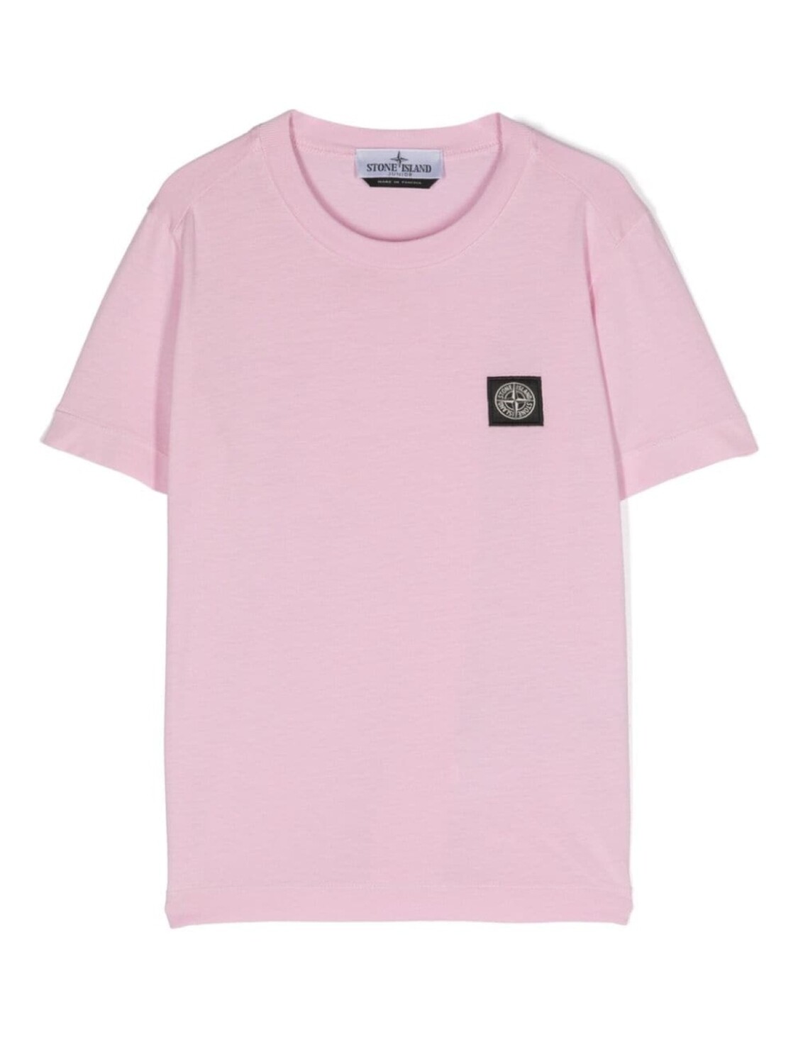 

Stone Island Junior футболка с логотипом Compass, розовый