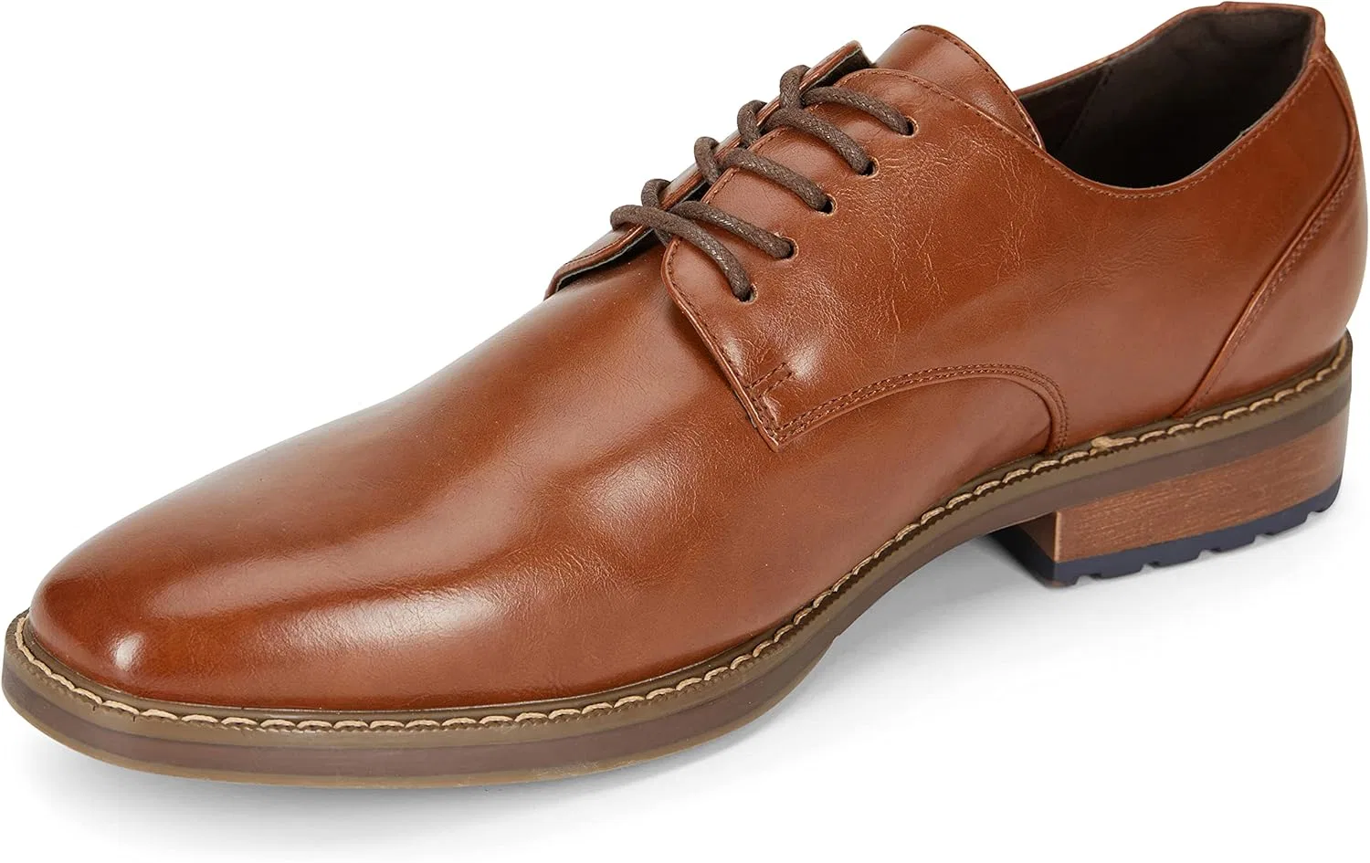 Мужские оксфорды в деловом стиле Van Heusen Garrett, Cognac — фото 3