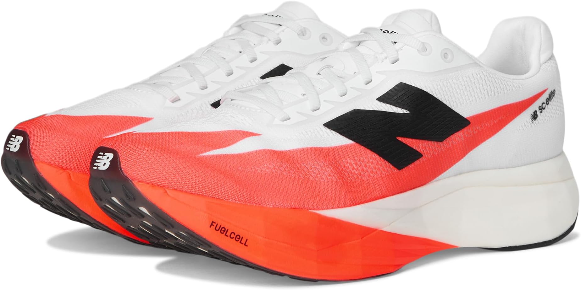 Кроссовки New Balance FuelCell SuperComp Elite v5, цвет Urgent Red/White/Black