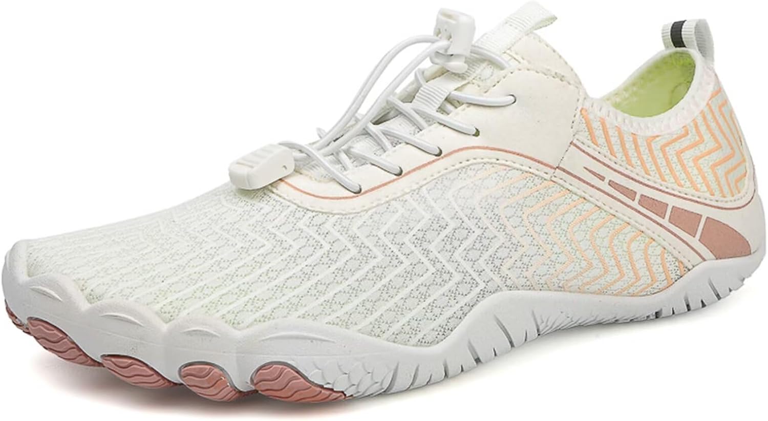 

Мужские обувь для приседаний и становой тяги с мягкой подошвой, стойкая к скольжению, дышащие кроссовки для зала, обувь для тяжелой атлетики и приседаний, фитнес-кросс-тренеры, кроссовки для тренировок, уличная и водная обувь Generic, белый