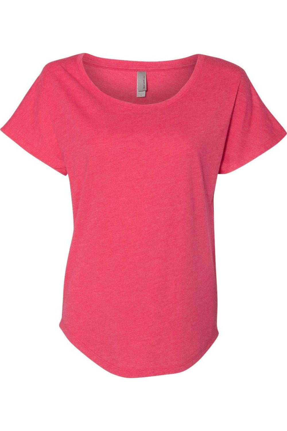 

Футболка женская Triblend Dolman Next Level, цвет vintage shocking pink