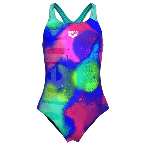 

Купальник для девочек с аэрозольной краской swim pro back - swimsuit Arena, мультиколор