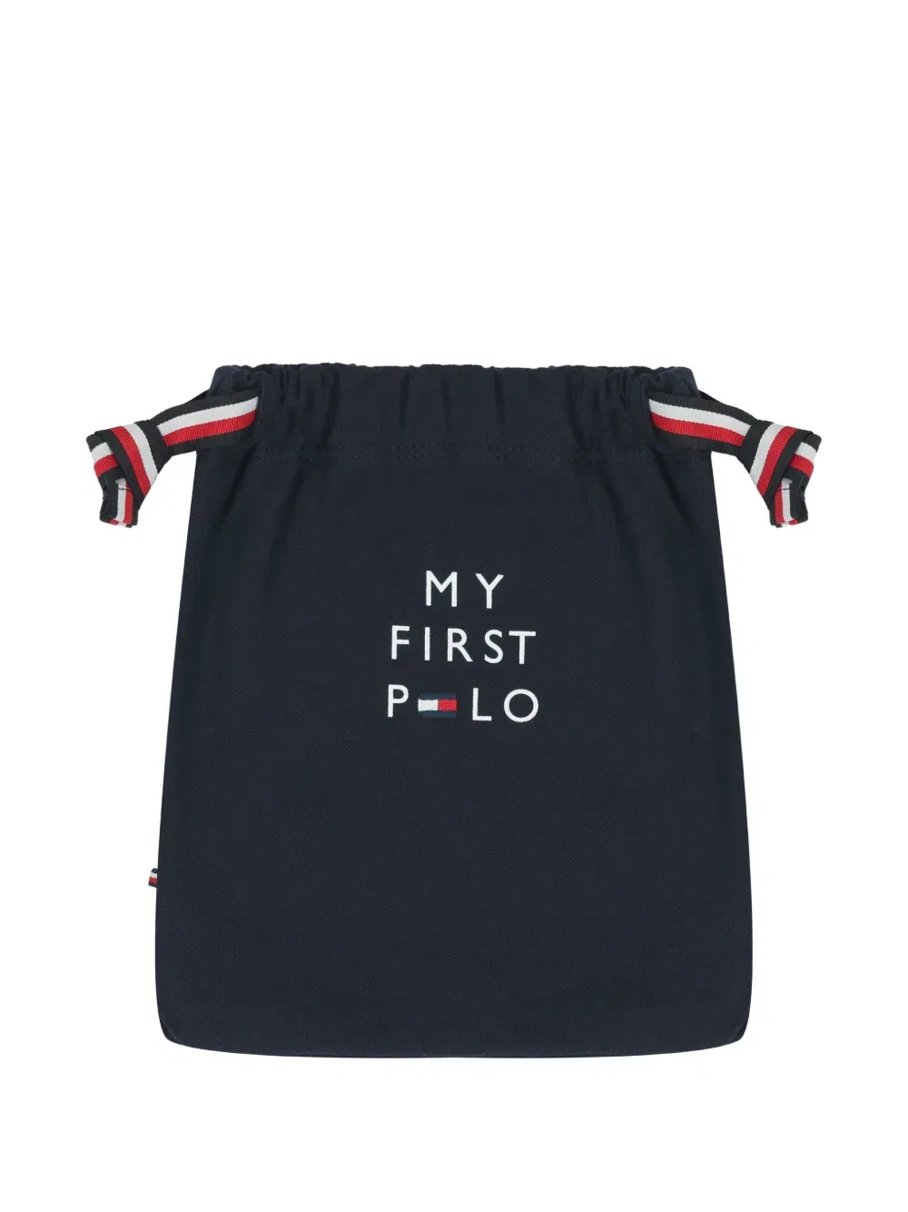 Поло с пуговицами Tommy Hilfiger Junior, синий — фото 4