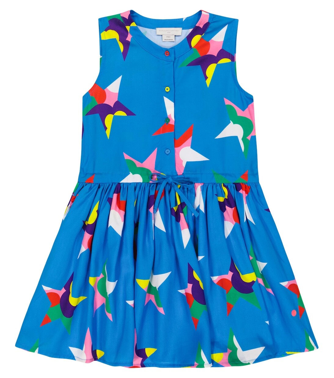 

Мини-платье со звездами Stella McCartney Kids, синий