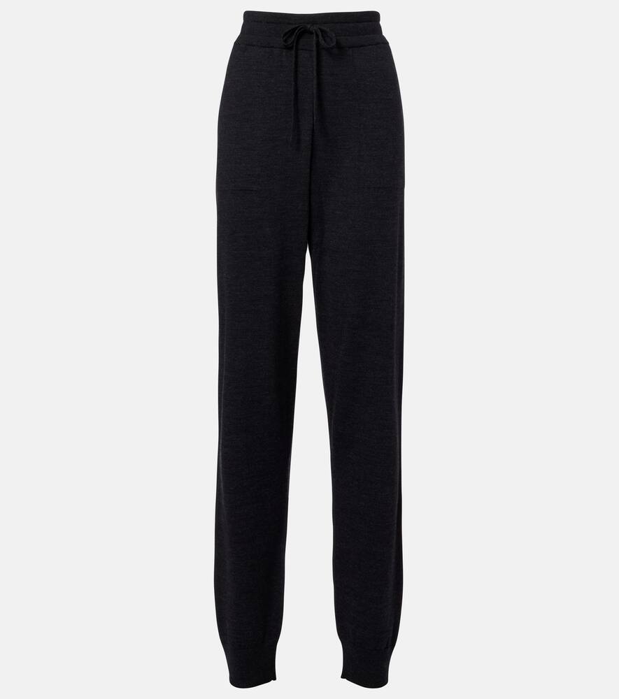 

Вязаные брюки прямого кроя из вирджин вули Tod's, Grey