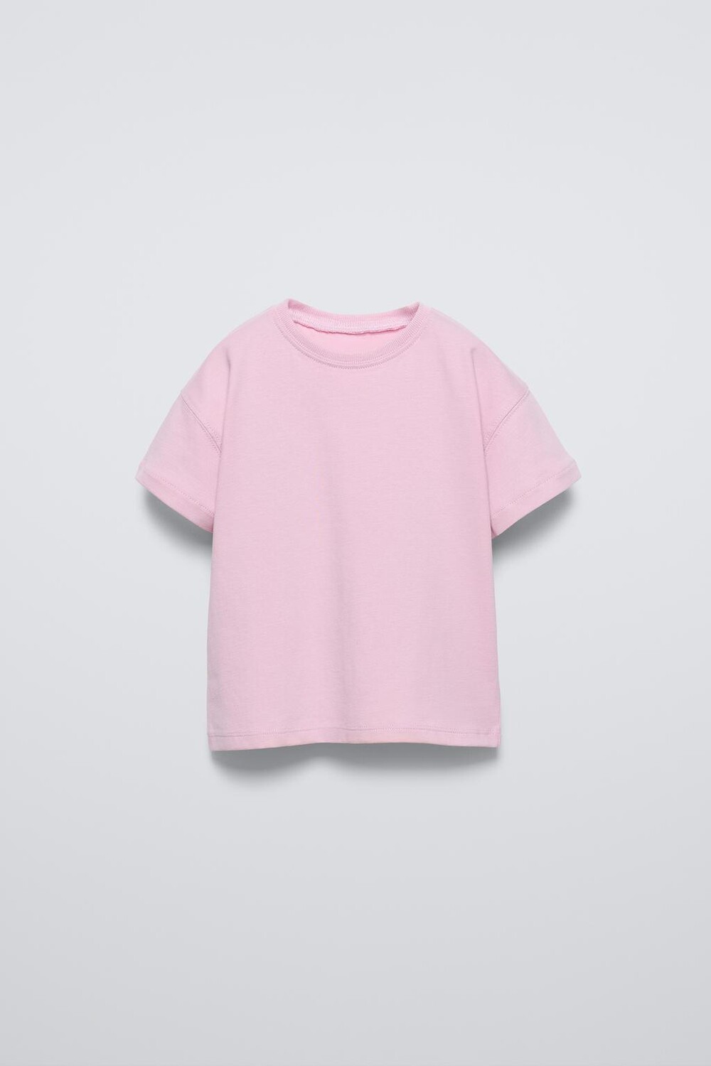 

Футболка с аппликациями-бирками ZARA, розовый