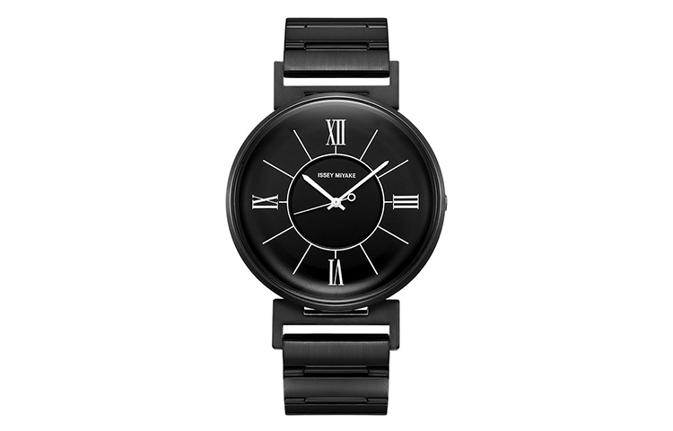 

ISSEY MIYAKE Часы Quartz Movement Stainless Steel Strap Watch 41mm Men's Watch Black Dial NYAL004Y, Black Dial