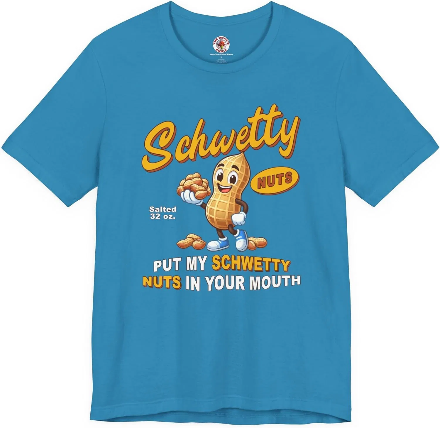Футболка хлопковая Schwetty Nuts, Aqua