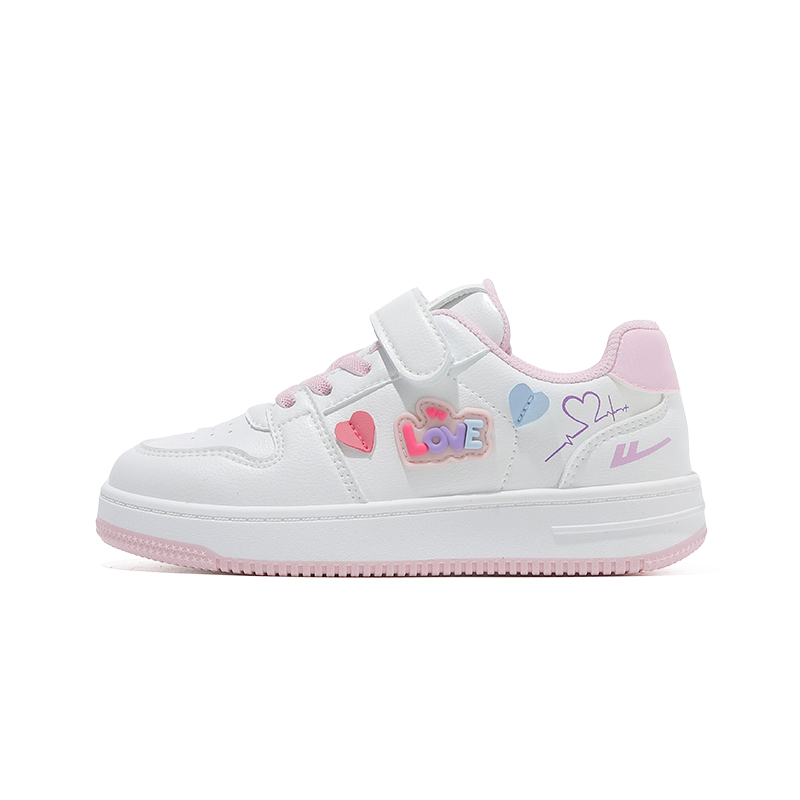 

Детские скейтерские кроссовки Kids WARRIOR, белый/розовый