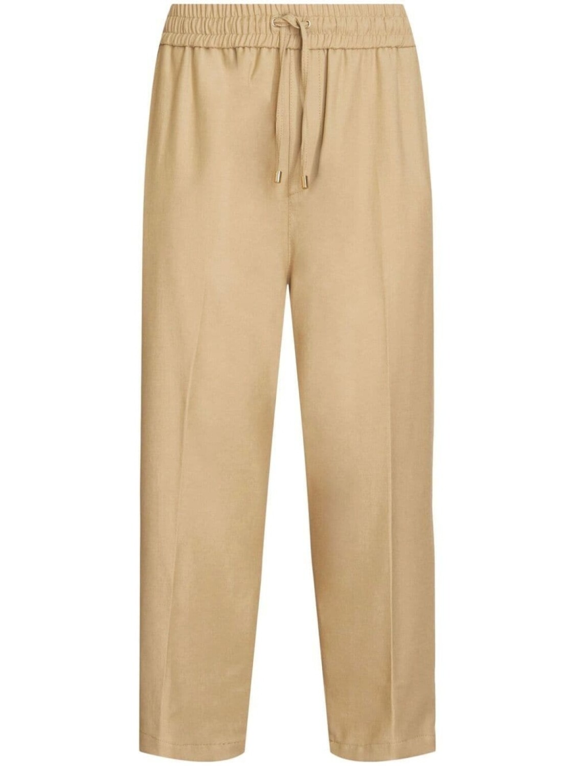 

ETRO elasticated-waist straight-leg trousers, коричневый