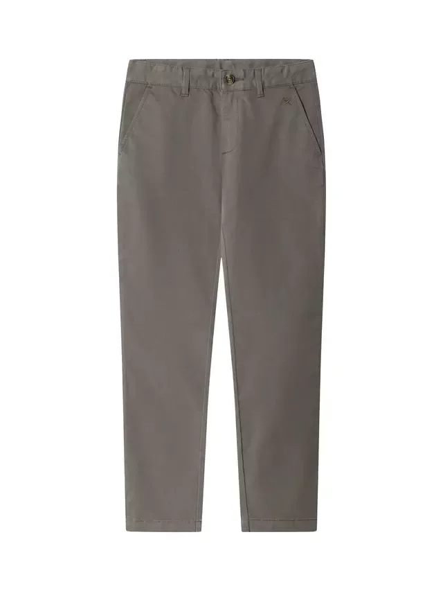 Детские хлопковые брюки-чиносы Hackett London, Stone Green