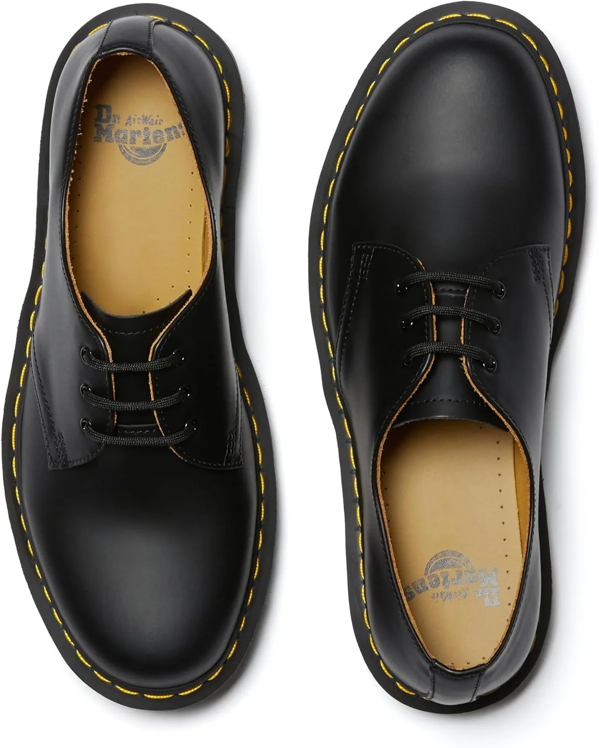 Доктор Мартенс 1461 59 Хальбшуэ Херрен Шварц Дерби-Шуэ Dr Martens, черный — фото 3