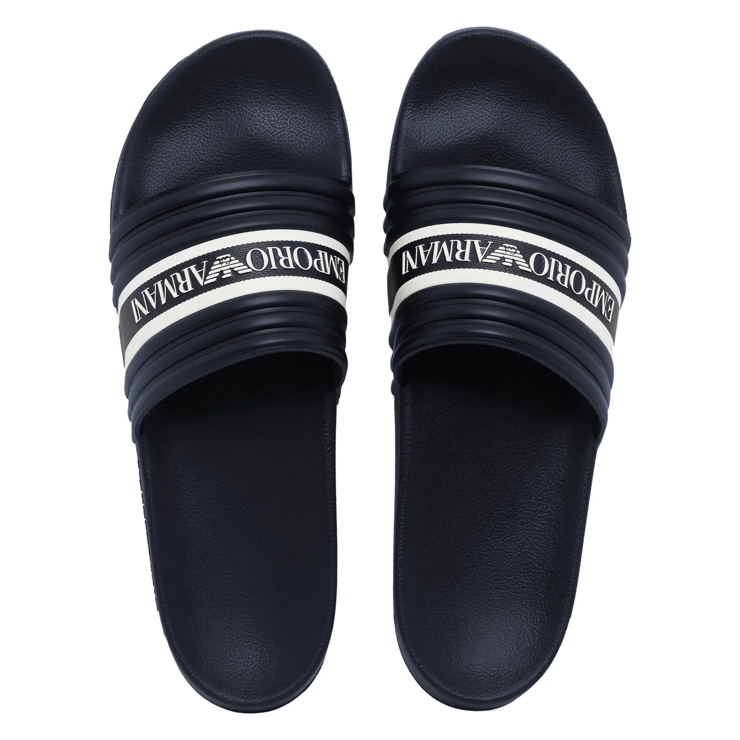 Тапочки для бассейна Emporio Armani, темно-синий — фото 4