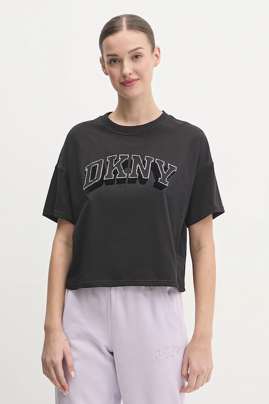 

Футболка из хлопка Dkny, черный