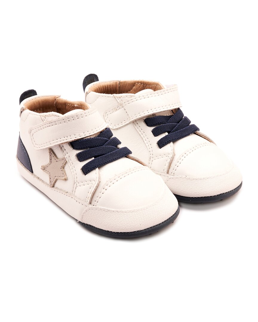 

Старые подошвы Платиновый Буб Кожаные кроссовки Old Soles, белый