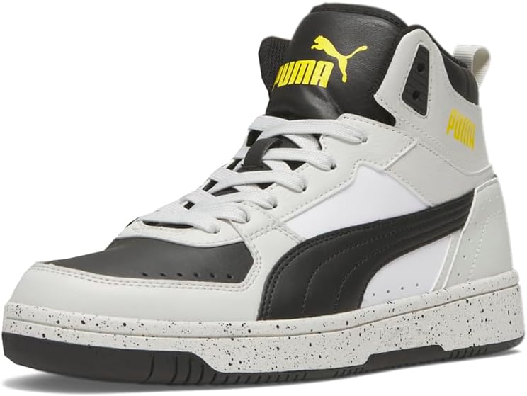 Мужские кроссовки PUMA Rebound Joy Speckle High Casual - Off White, слоновая кость — фото 2