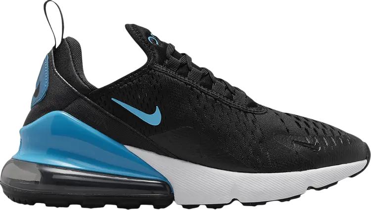 

Кроссовки Air Max 270 GS 'Black Blue Lightning', черный