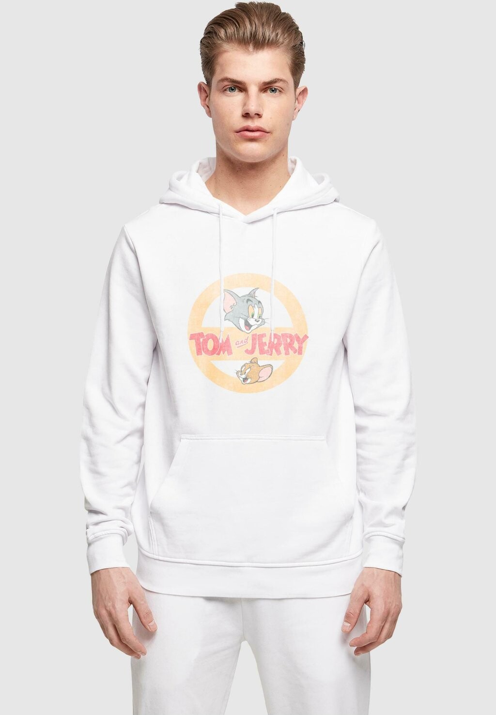 

Толстовка с капюшоном TOM AND JERRY CIRCLE ONE ABSOLUTE CULT, белый