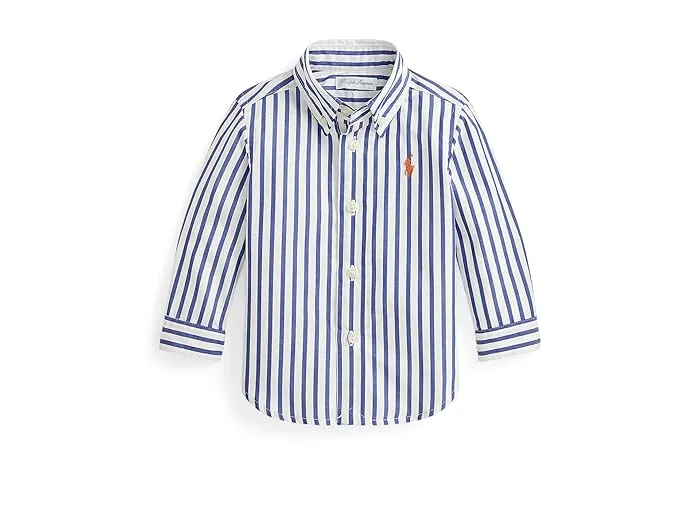 Рубашка поло из хлопка Полосатая Polo Ralph Lauren Kids, Plato Green/Multicolor