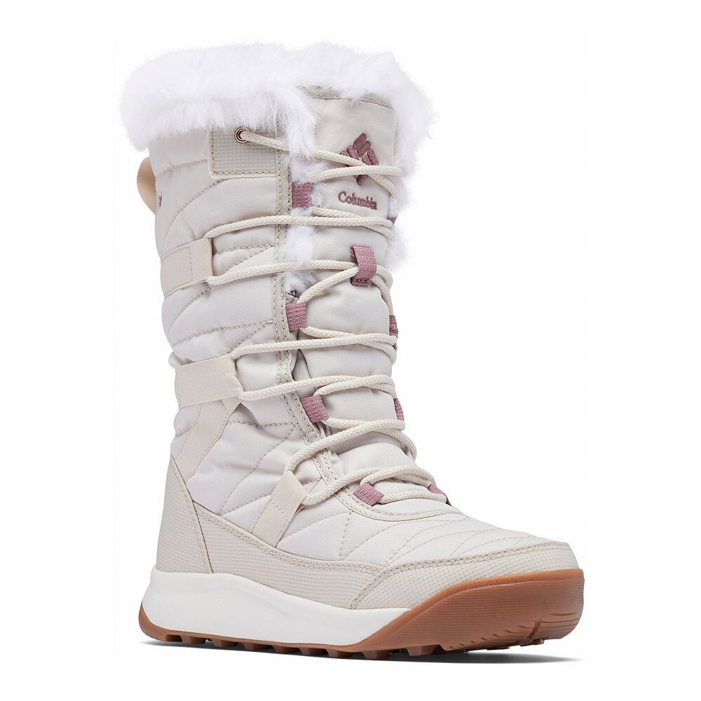 Женские зимние ботинки Columbia Minx IV стеганые высокие, бежевый