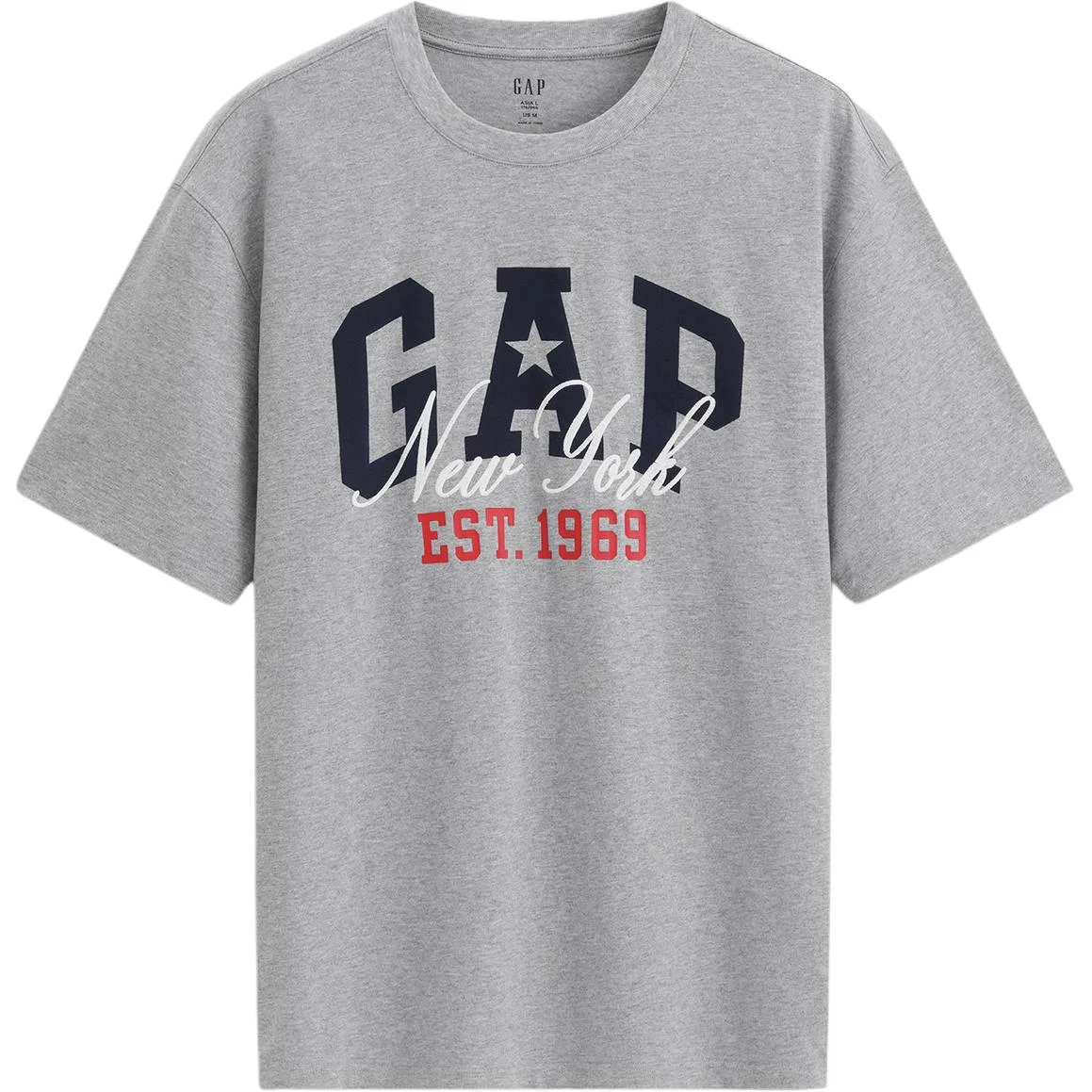 Футболка унисекс crew neck GAP, Marine Blue — фото 3