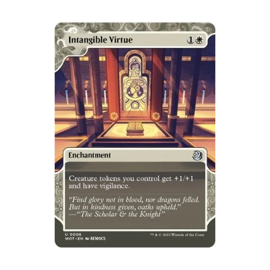 

CCG Нематериальная добродетель (U), MTG - Wilds of Eldraine: Enchanting Tales
