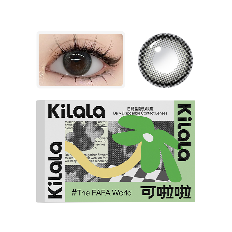 

Ежедневные контактные линзы Happy Blossoms, набор 10 шт с инструментом для снятия Kilala