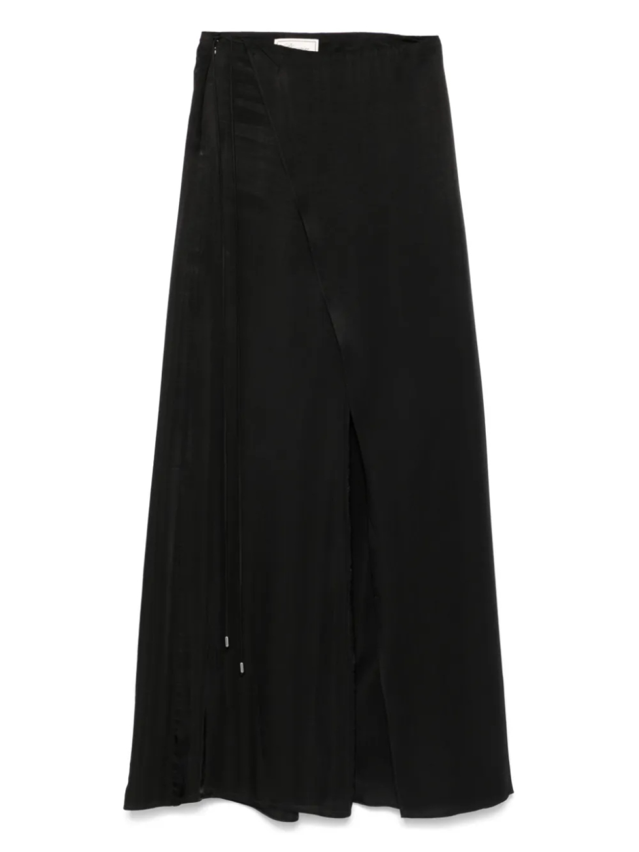 

Атласные брюки Blumarine, черный
