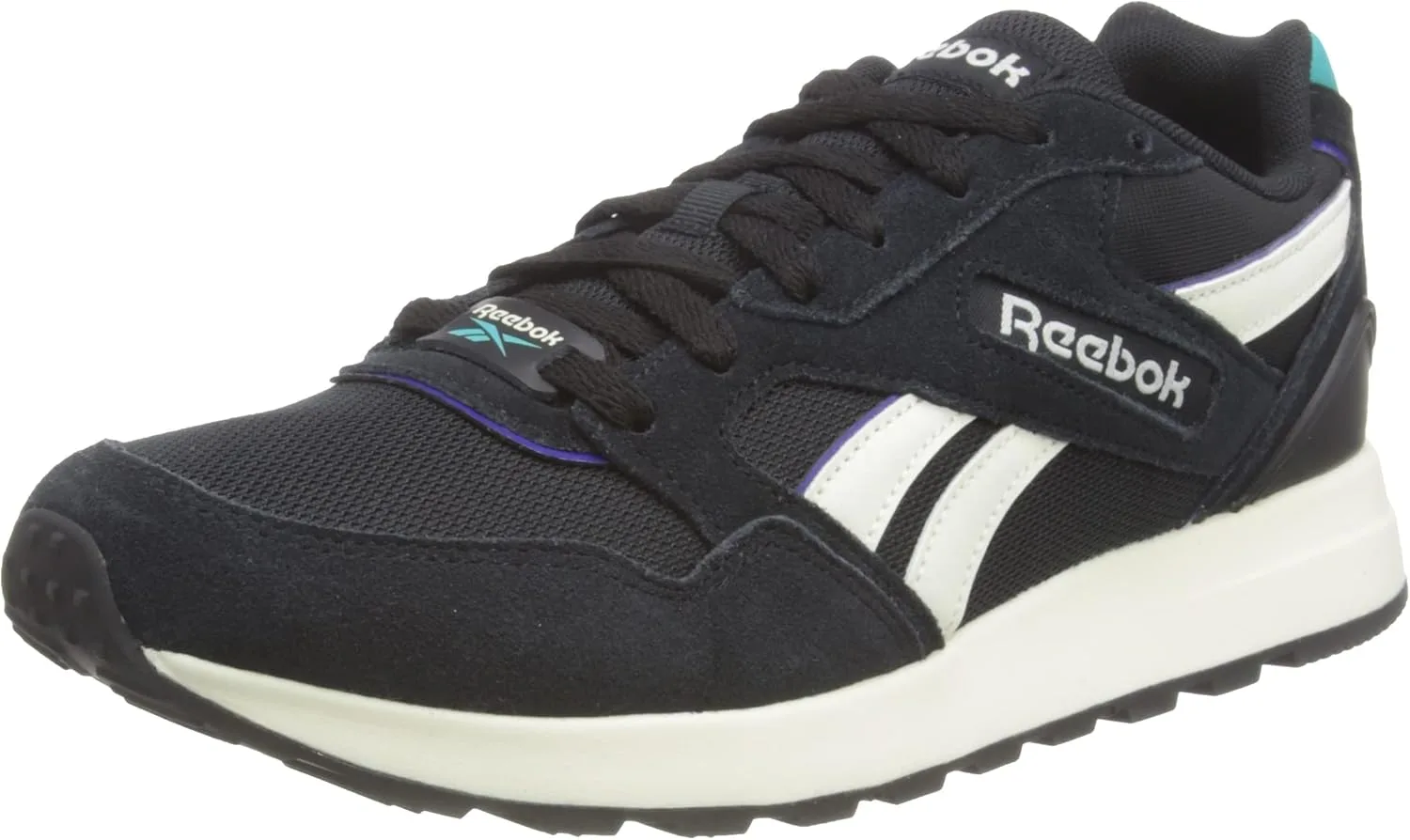 Кроссовки Reebok Unisex GL1000, белый/черный/бирюзовый