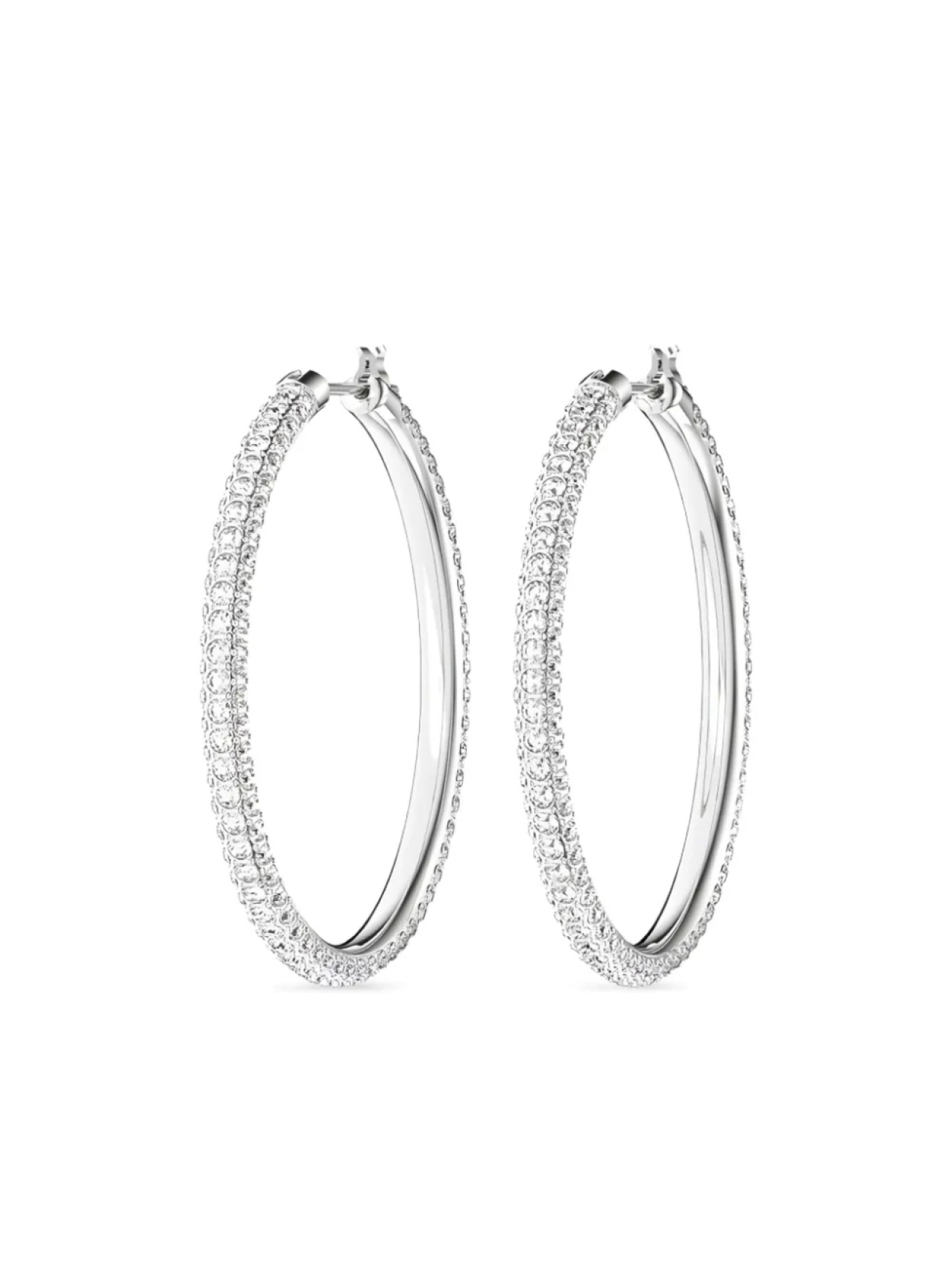 

Swarovski серьги с камнями, серебряный