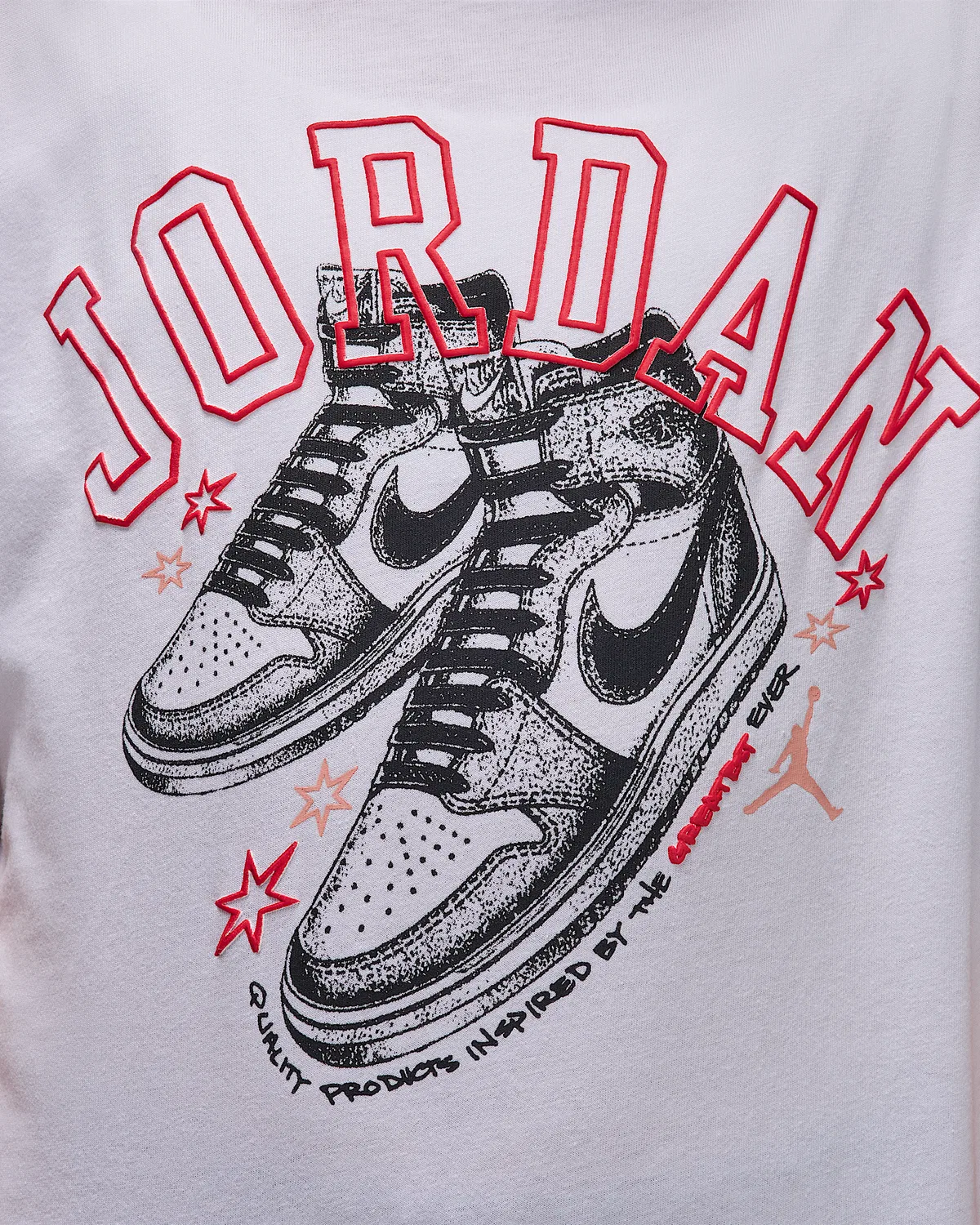 Детская футболка AJ1 Rookie Jordan, White — фото 4