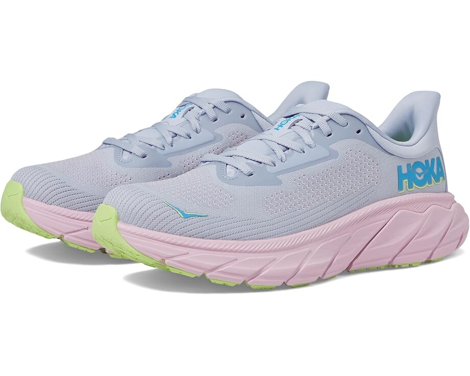 

Кроссовки Hoka Arahi 7, цвет Gull/Pink Twilight