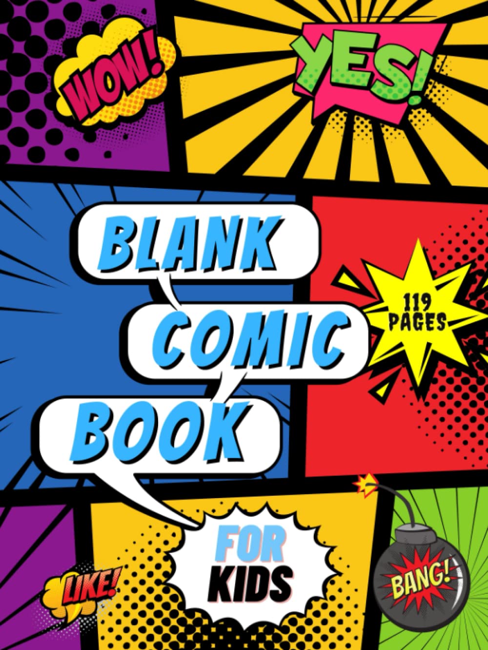 

Blank Comic Book for Kids with Variety of Different Templates 2023: Create Your Own Comics With This Comic Book Journal Notebook: Over 100 Pages Big ... Lots of Templates Cartoon (Blank Comic Books) (Independently published)