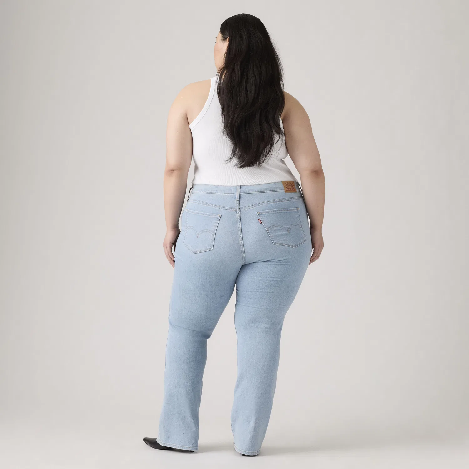 Классические женские джинсы-клеш (большие размеры) Levi's, Light Wash — фото 4