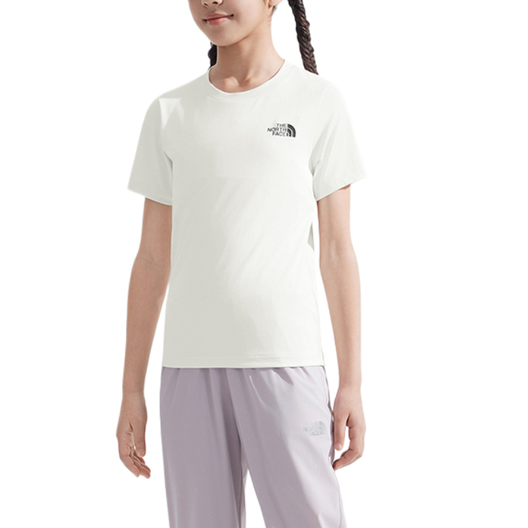 THE NORTH FACE Футболка SUN CHASE Dune White для детей 3-7 лет — фото 3