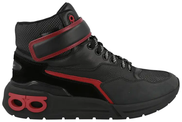 

Высокие кроссовки Ferragamo Cosma, черный