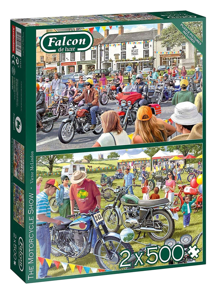 

Джамбо, пазл, Мотоциклетное ралли, 2х500 шт. Jumbo