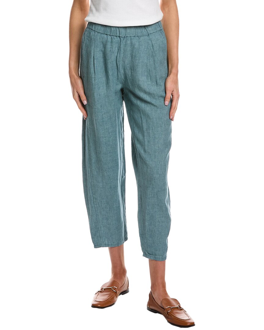 

EILEEN FISHER Маленькие льняные брюки-фонарики, синий